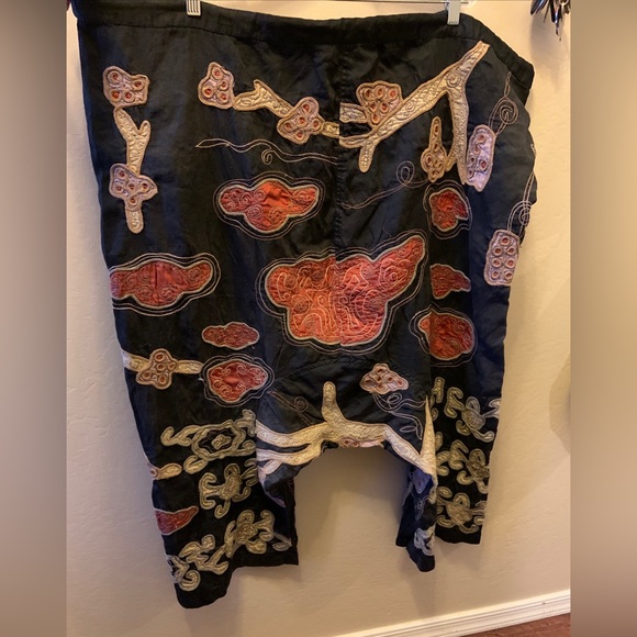 💲SOLD💲 NWOT MAGNOLIA PEARL PARNASSUS HAREM DROP CROTCH PANTS RARE PATTERN - Picture 2 of 5